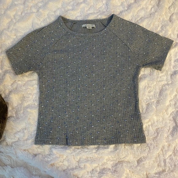 AE Ribbed Floral Crop Top 🌸 - Picture 1 of 3